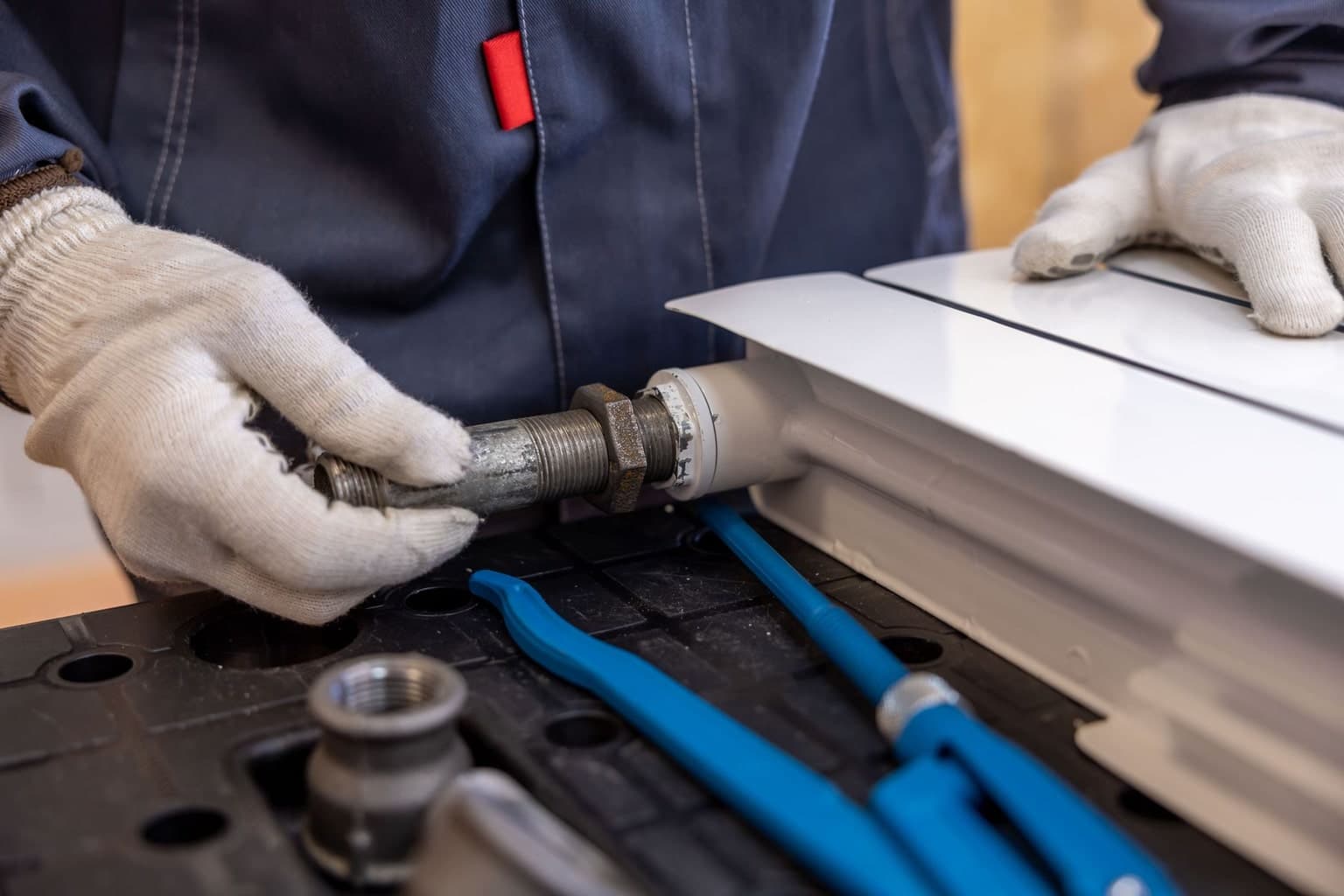 Careful residential pipe repair